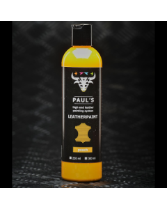 Paul's Leather Painting Peach