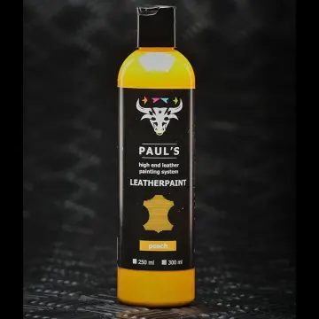 Paul's Leather Painting Peach