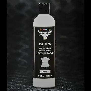 Paul's Leather Painting White