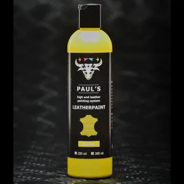 Paul's Leather Painting Yellow