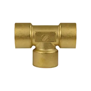T-stykke Messing 350 Bar 3/8" Female