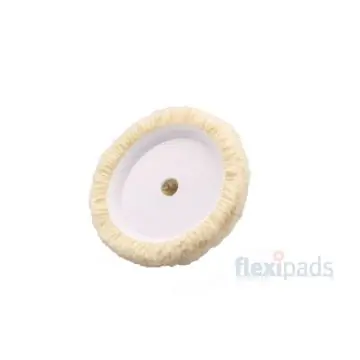 Flexipads 8" Cupped Twisted 100% Merino Wool Cutting Pad