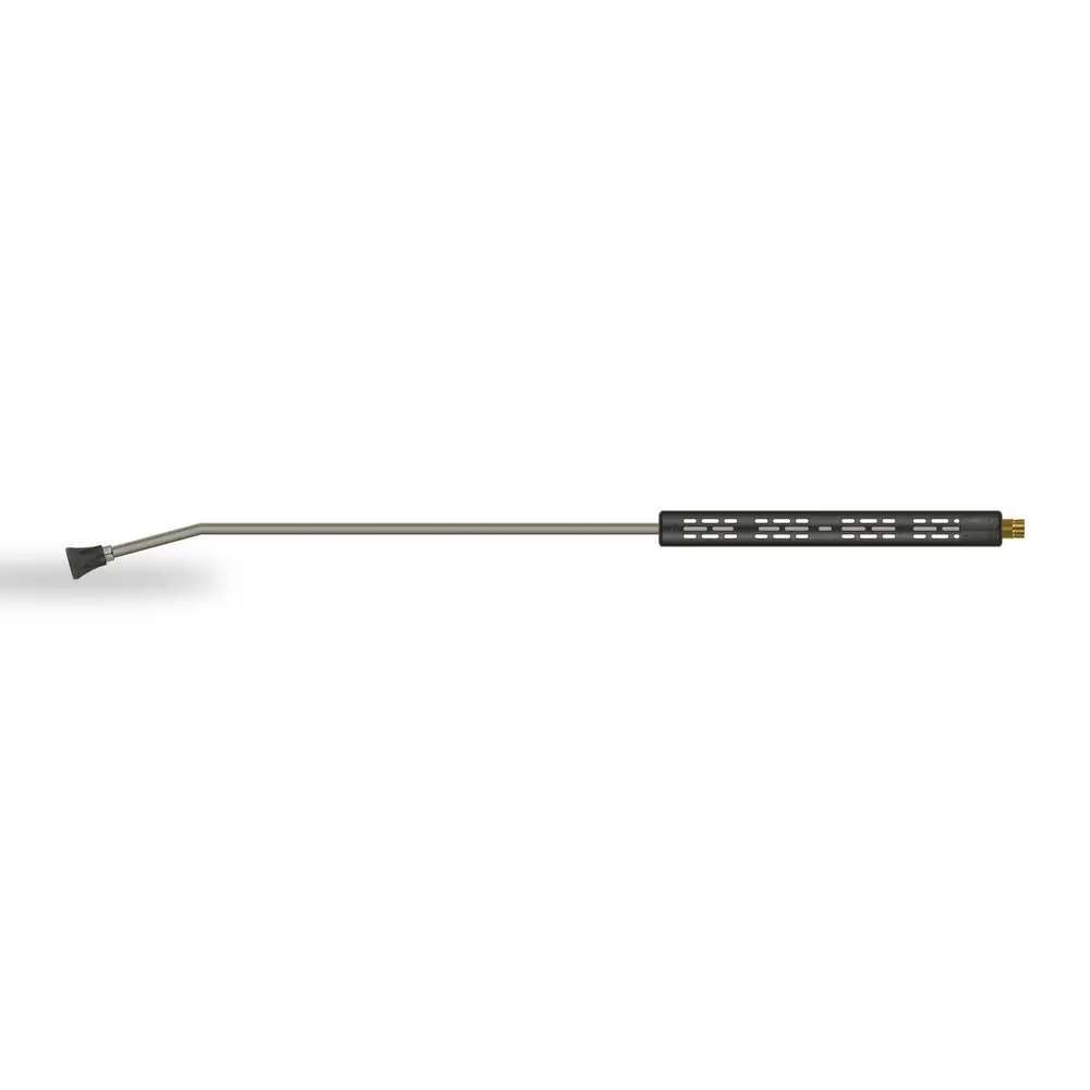 Lanse 15° Rustfri 1/4"M-1/4"F 1,2 MTR vent. håndtak med dysebeskyttelse