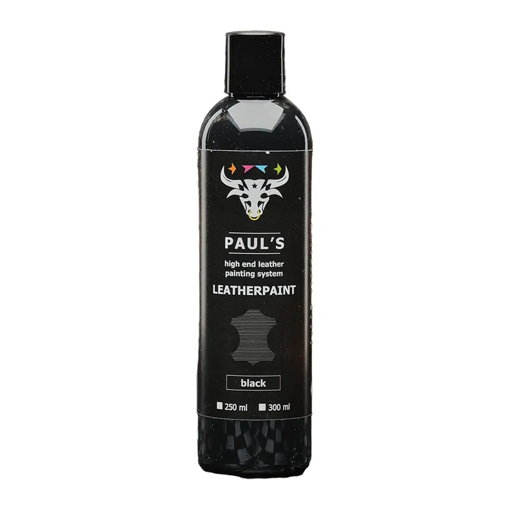 Paul's Leather Painting Black