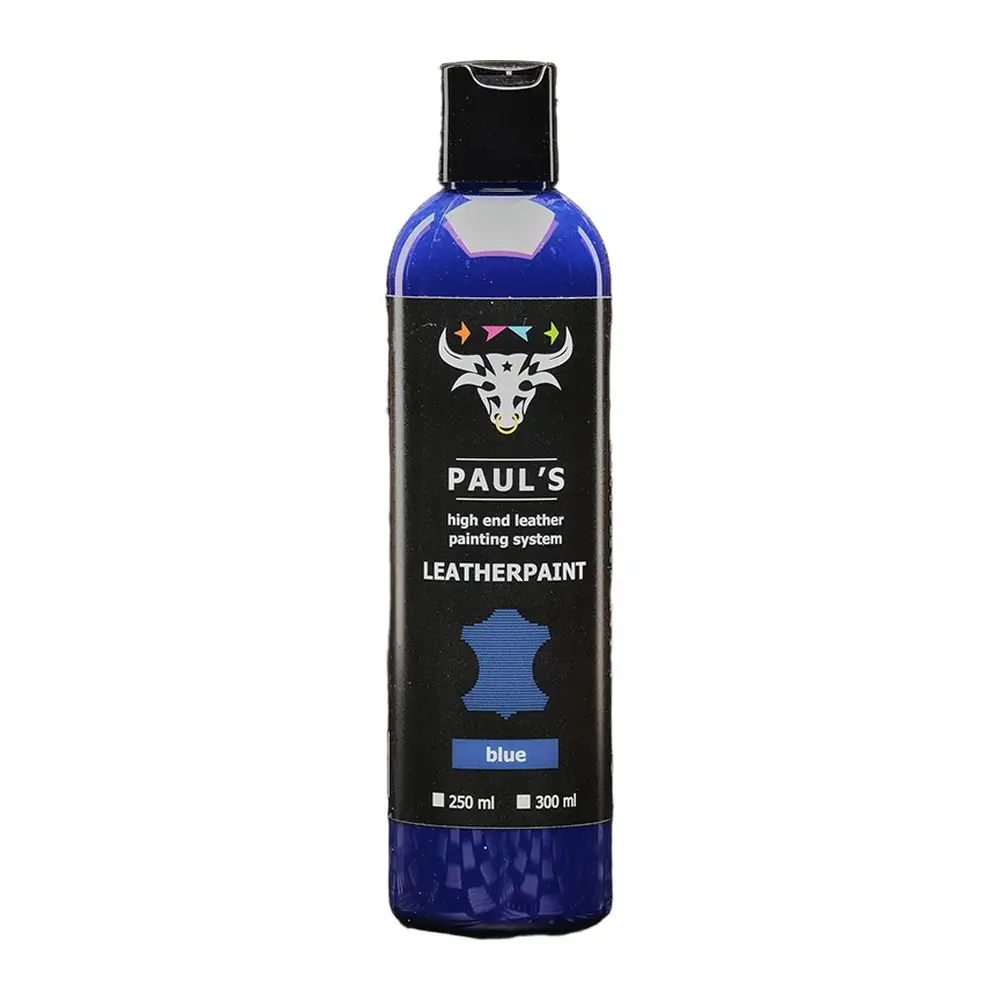 Paul's Leather Painting Blue
