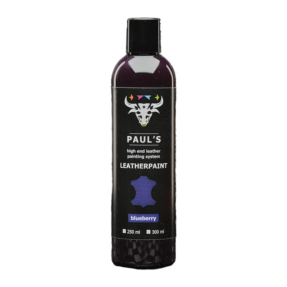 Paul's Leather Painting Blue berry