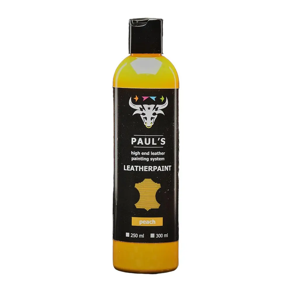 Paul's Leather Painting Peach