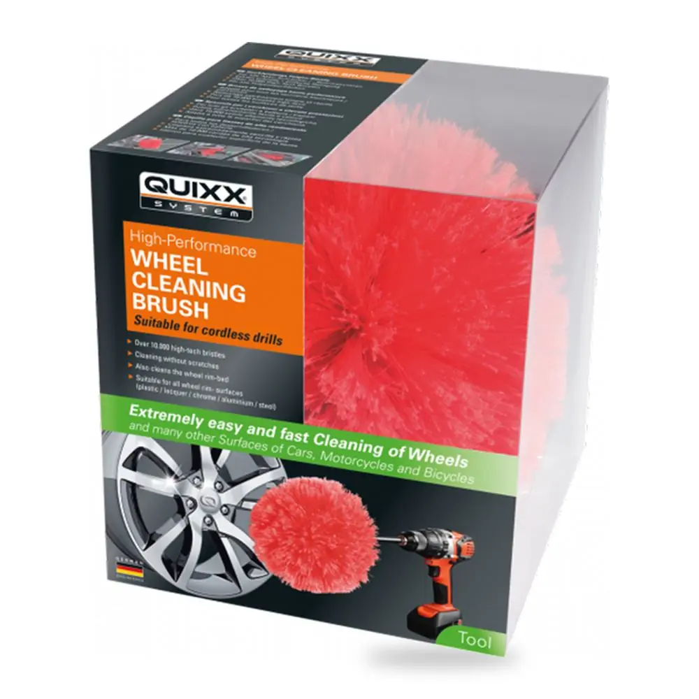 Quixx Wheel Cleaning Brush Felgbørste For Drill