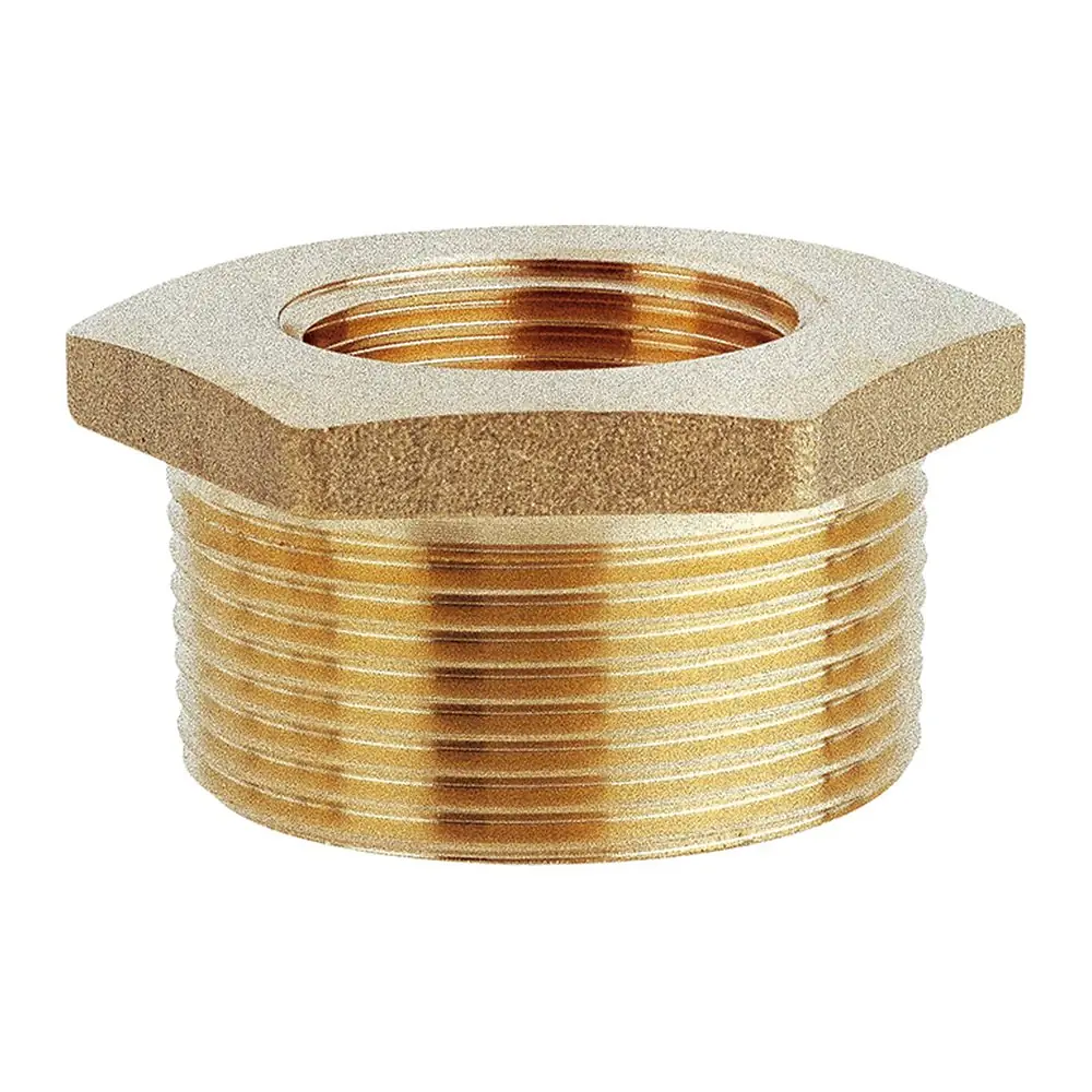 Reduksjonsnippel 3/4" utv - 3/8" inv messing