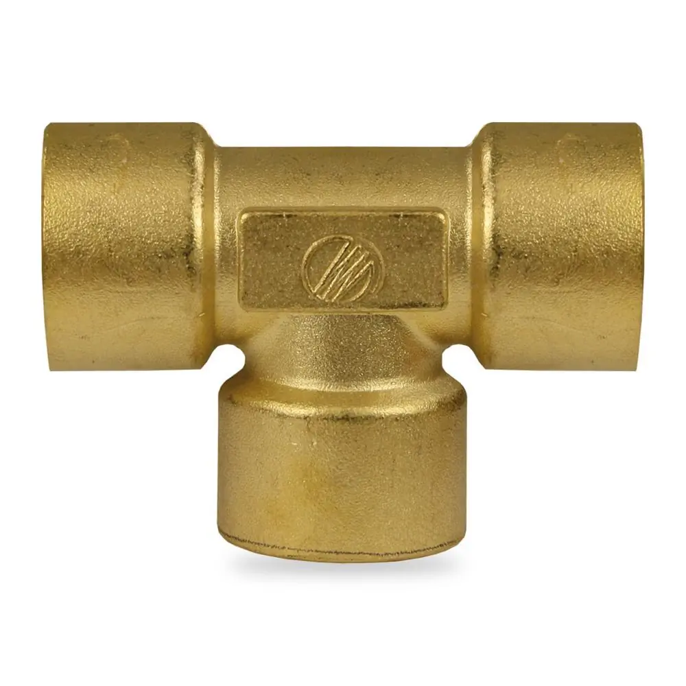 T-stykke Messing 350 Bar 3/8" Female